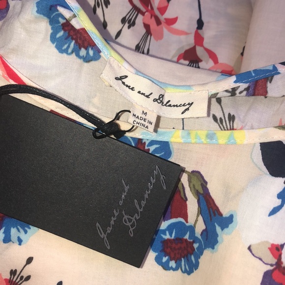 Floral Cream Yellow Bell Sleeve Top - Picture 9 of 9